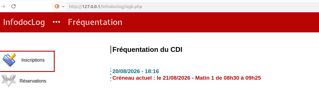 changement d'URL sigb.php